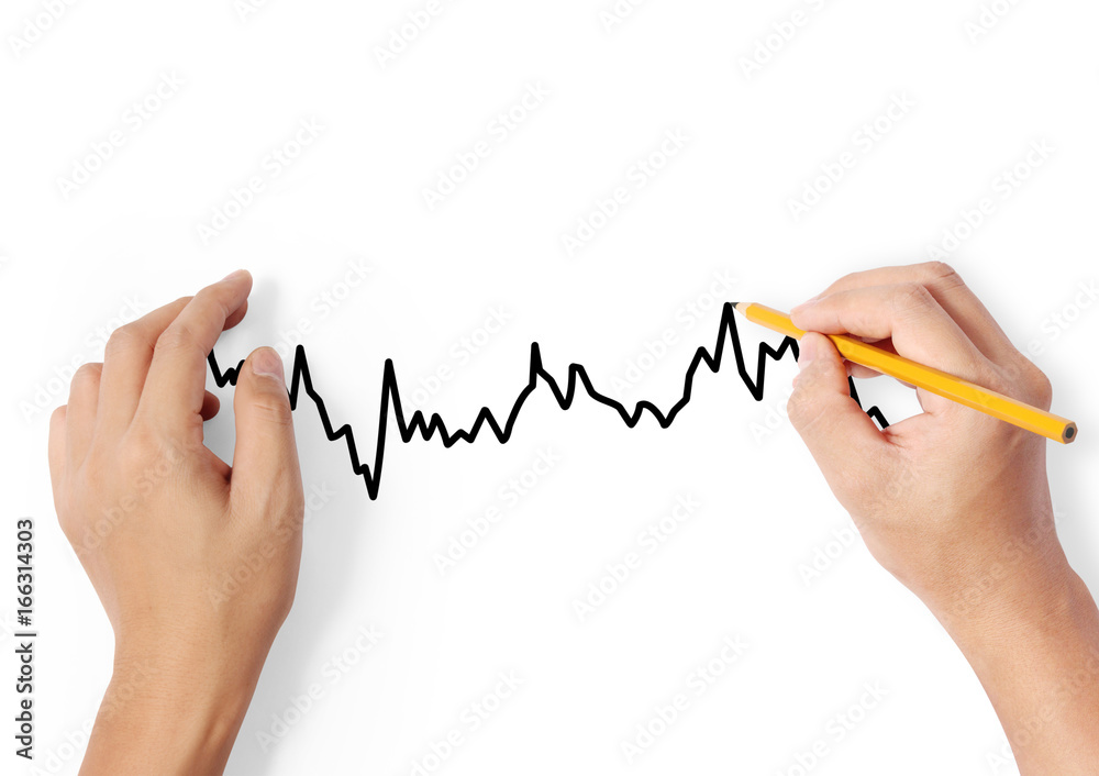 hand drawing chart show hand drawing chart show