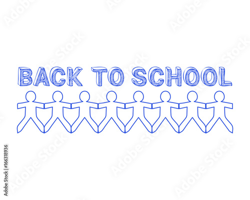 Back To School People Sign