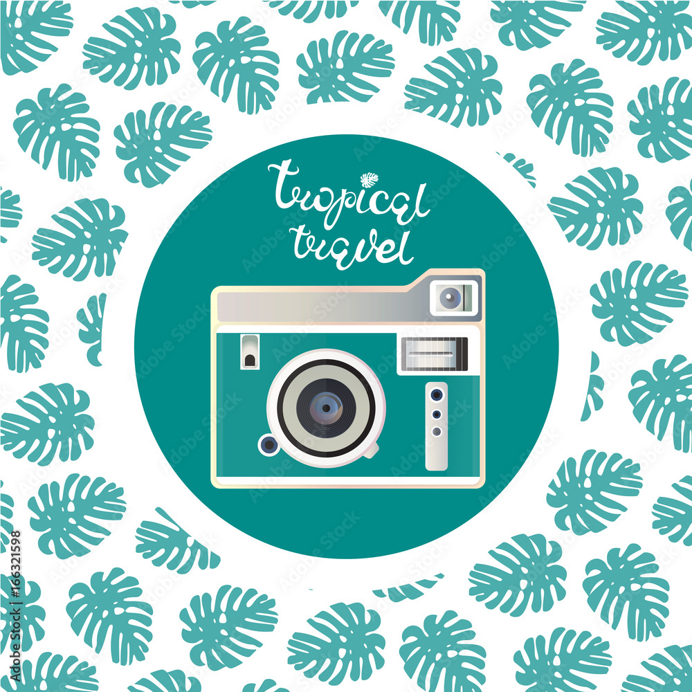 Obraz premium Camera for tropical travels