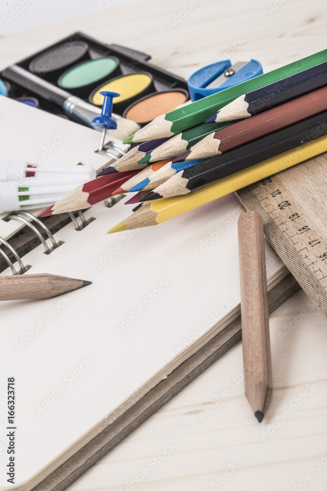 back to school template with multiple stationary back to school template with multiple stationary