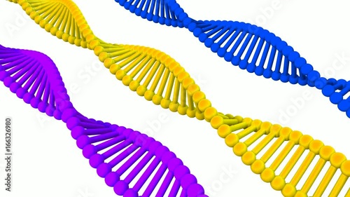 Genetic Code Sequence of DNA Protein Art photo