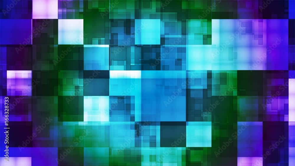 Twinkling Hi-Tech Squared Light Patterns, Multi Color, Abstract, Loopable, 4K Twinkling Hi-Tech Squared Light Patterns, Multi Color, Abstract, Loopable, 4K