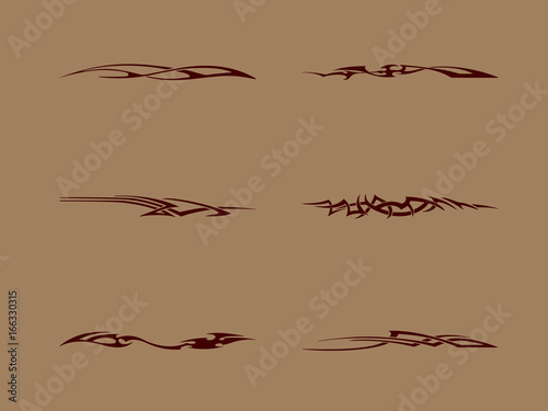 Car, Motorcycle Racing Vehicle Graphics, tribal Vinyls & Decals