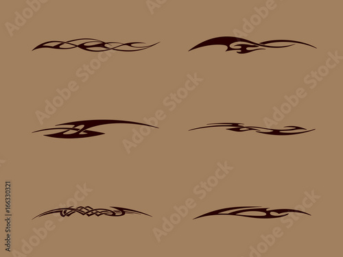Car, Motorcycle Racing Vehicle Graphics, tribal Vinyls & Decals
