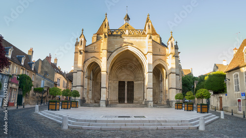 View of Basilica Notre Dame - Beaune, France