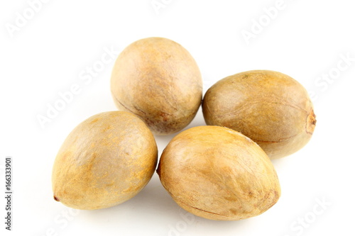 avocado seeds isolated on a white background