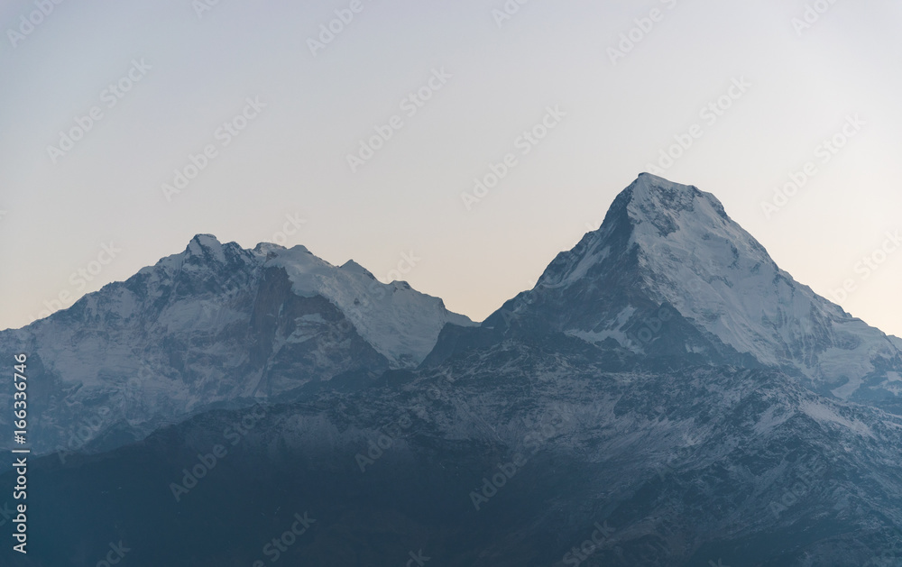 The landmark mountain of Nepal 