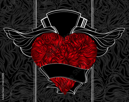 Red Heart illustration.