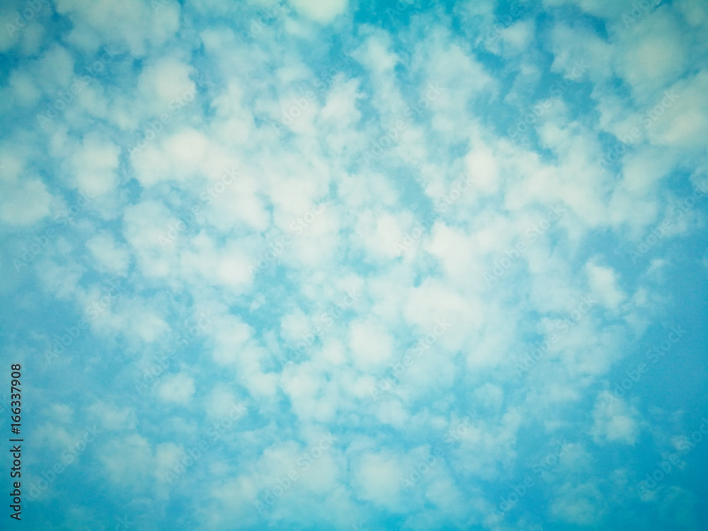 blue sky and clouds with space background