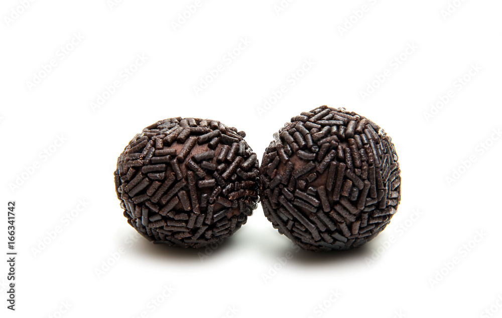 Chocolate truffle isolated Chocolate truffle isolated