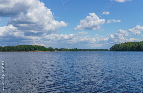 The bank of the Daugava River near Koknese, in Latvia. July 2017.