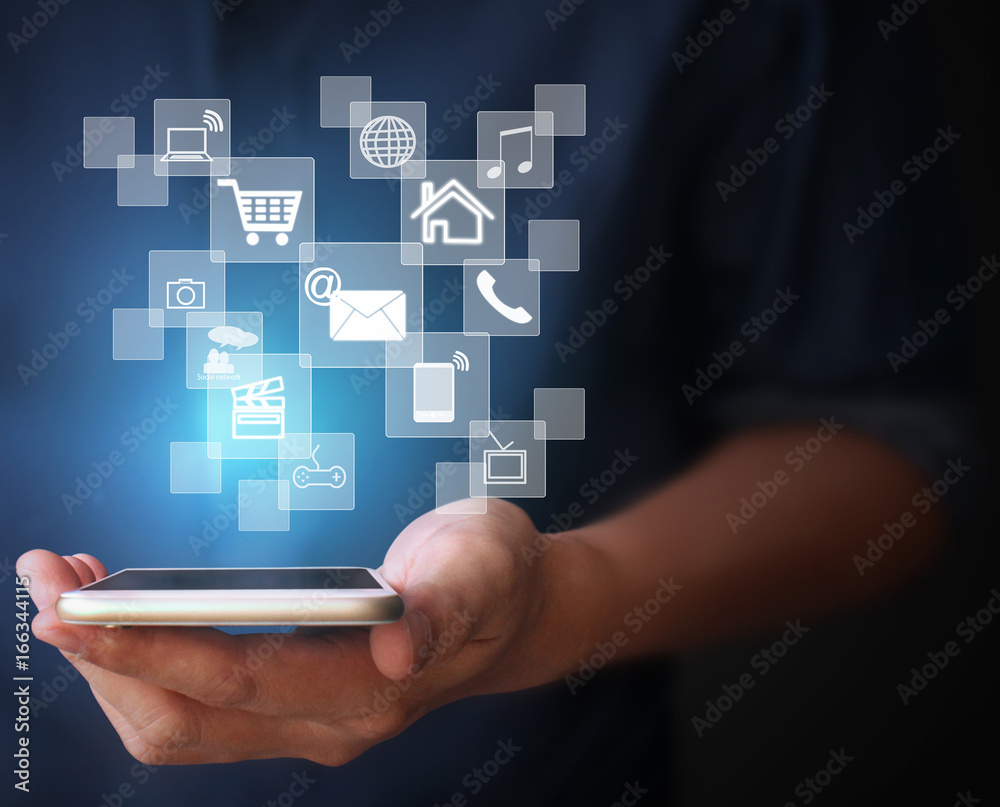 smartphone in hand smartphone in hand
