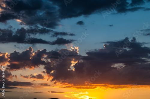 sunset and sunrise sky. © Svetoslav Radkov