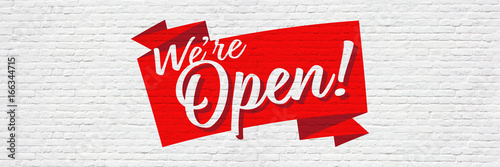 Fotografía We're open !