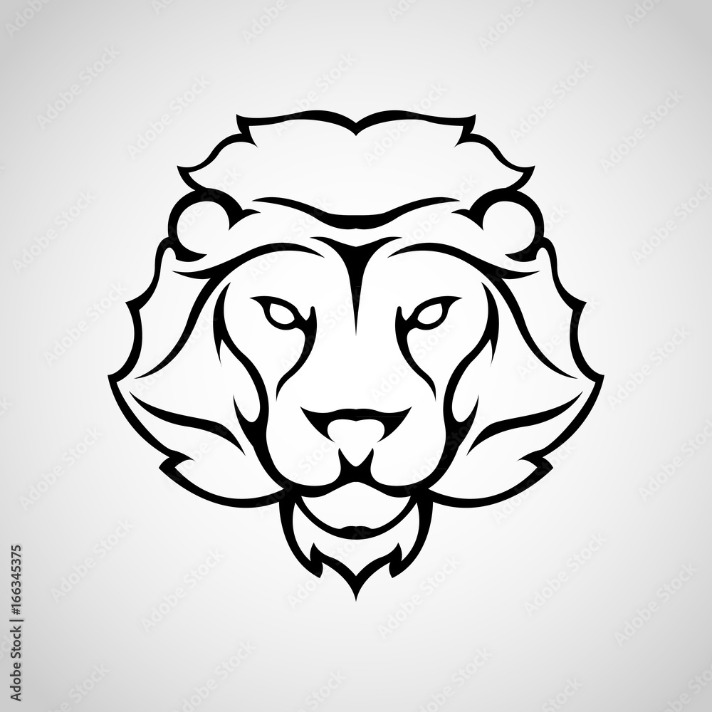 Lion logo vector icon design