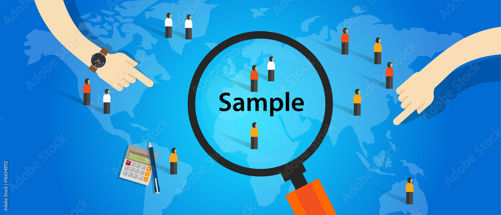 sample from population statistics research survey methodology selection concept sample from population statistics research survey methodology selection concept