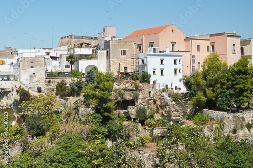 Panoramic view of Massafra. Puglia. Italy. 