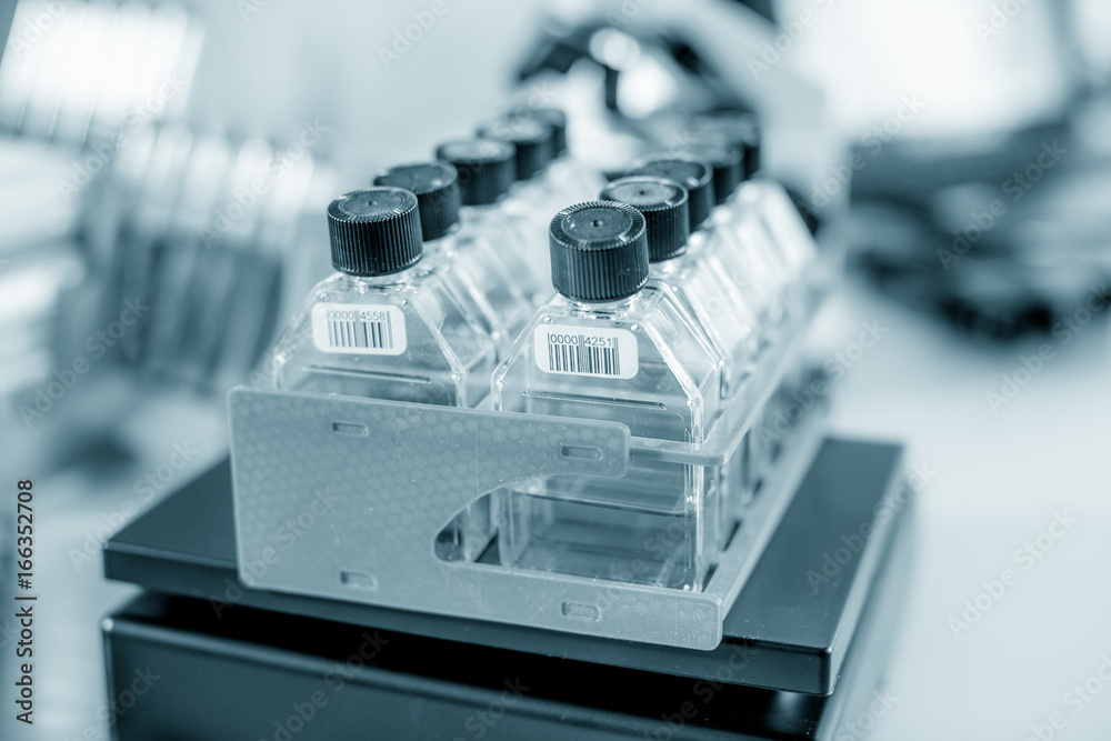 lab props and devices in microbiological laboratory