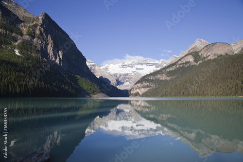 Beautiful landscape of famous Lake Louise in Alberta  Canada