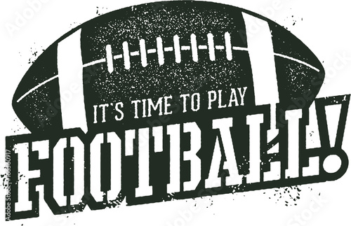 Vintage Football Sports Stamp