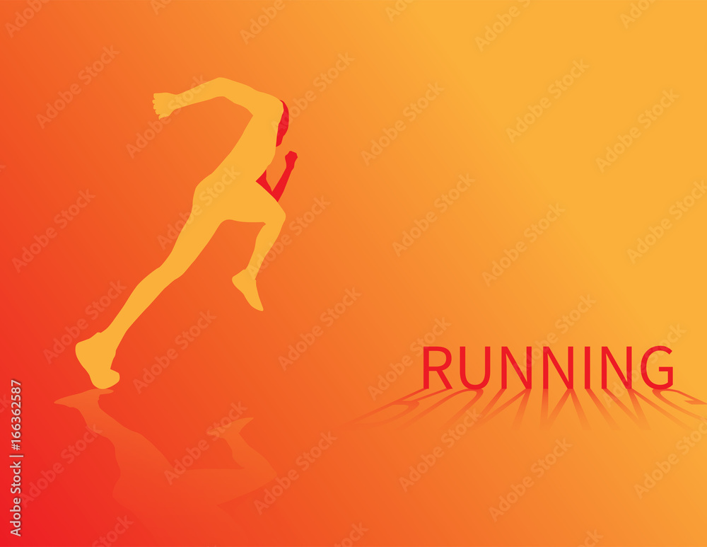 sport man running exercise concept health care sport man running exercise concept health care