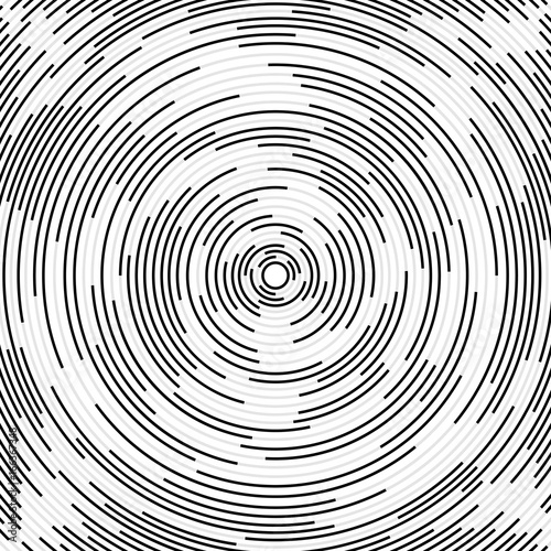 Abstract background with radial lines. Circle with lines. Vector