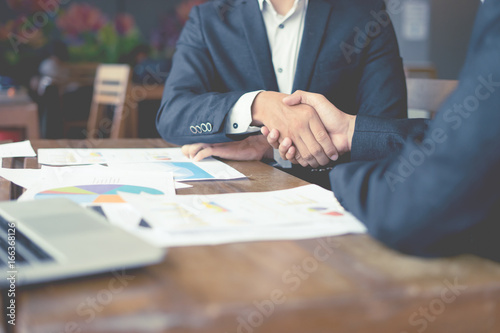 Fotografie Business partnership marketing meeting concept