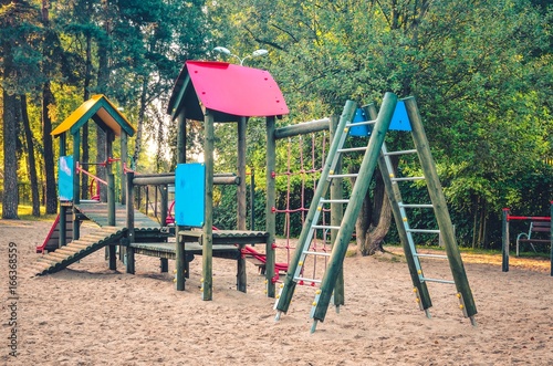 Playground for children. Place for relaxation and recreation for children.