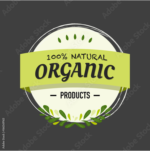 hundred Percent Natural Organic Products Green Logo