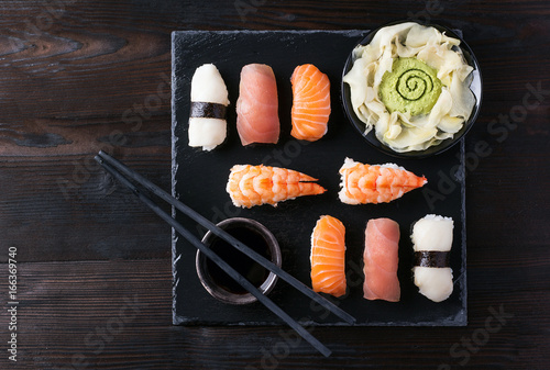 Фотография Set of sushi
