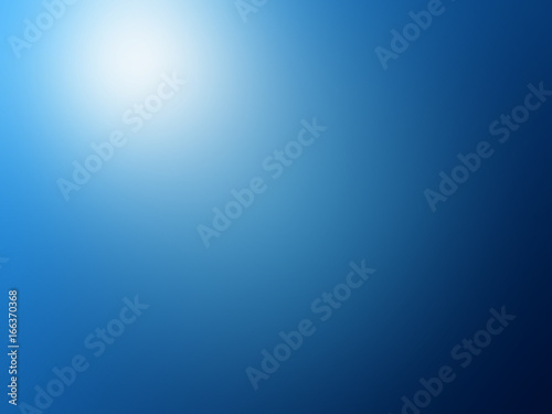 abstract sky blue blurred background colors in soft blended design with white spotlight