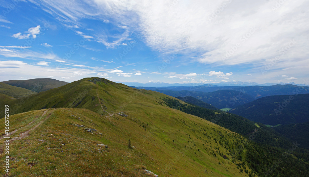 Naklejka premium Nockberge auf der Turracherhöhe