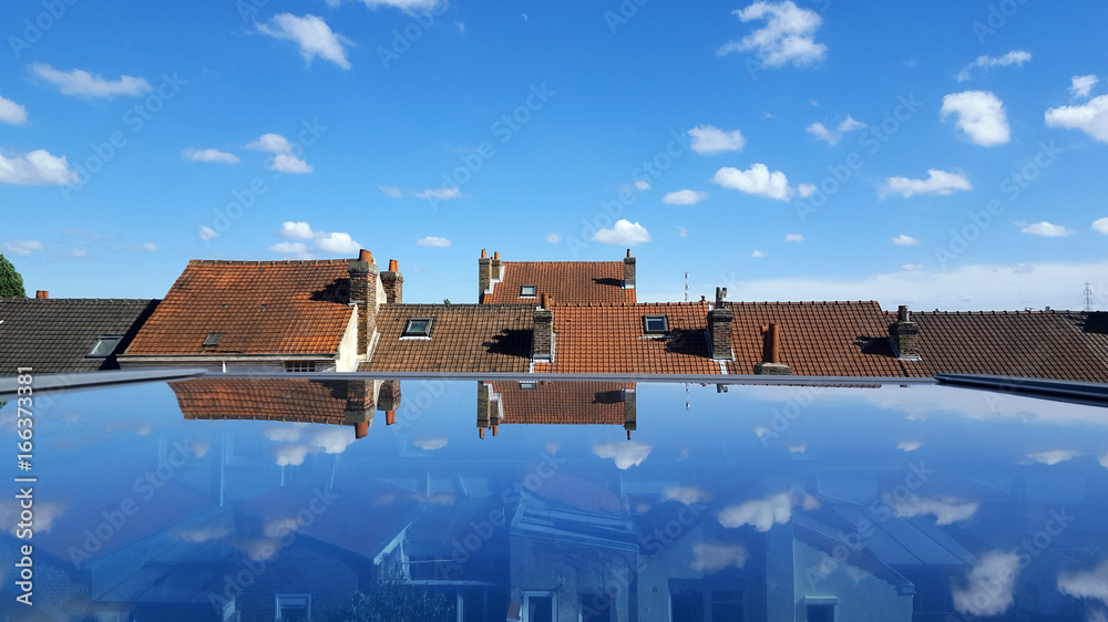 Fototapeta premium window reflection