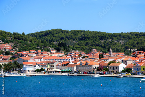 Vela Luka is a picturesque coastal town on Korcula Island, in Croatia.    © jelena990