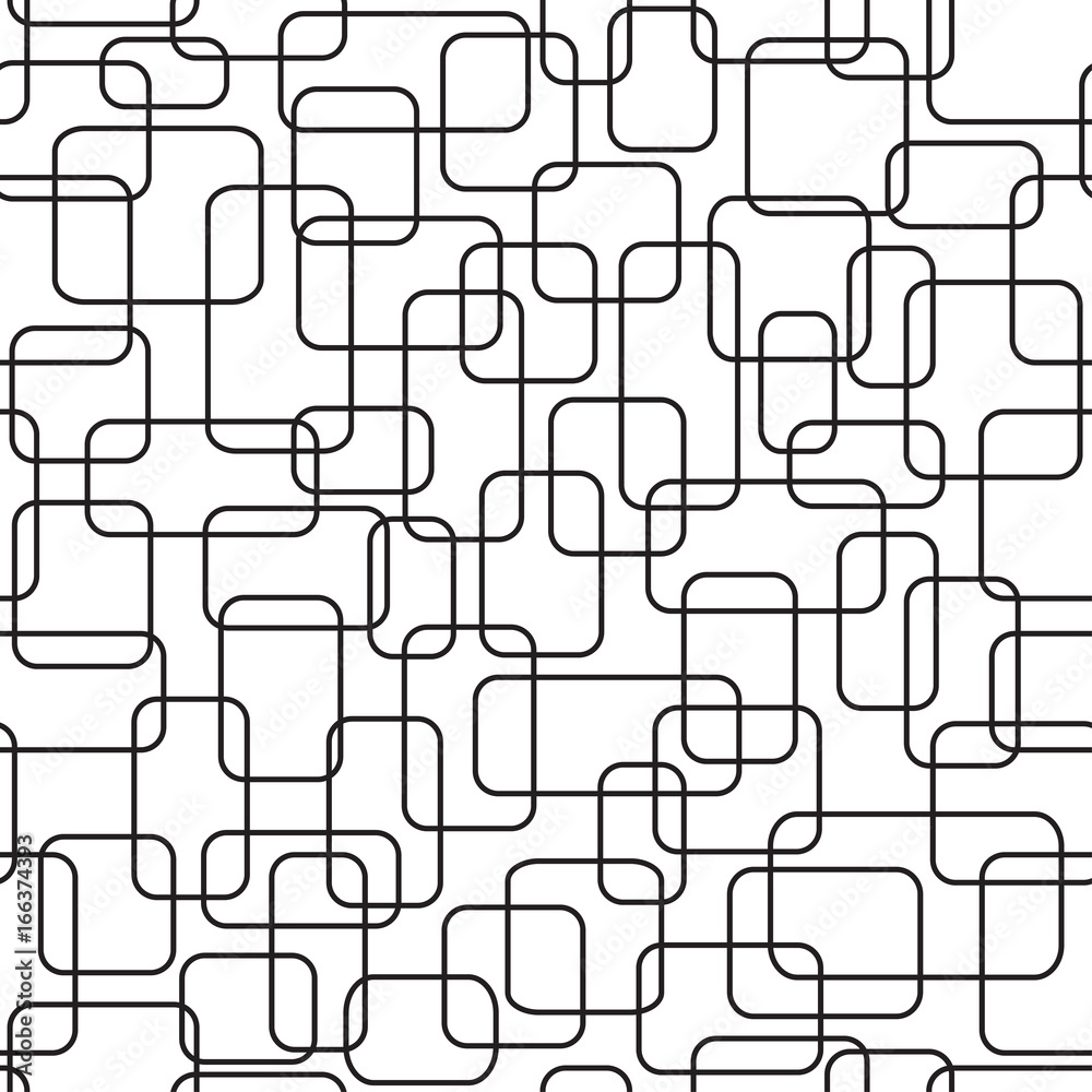 Seamless pattern of overlapping rectangles. Appropriate for textile, packing materials, website backgrounds. 