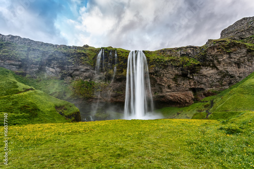 Seljalandsfoss waterfall of Iceland