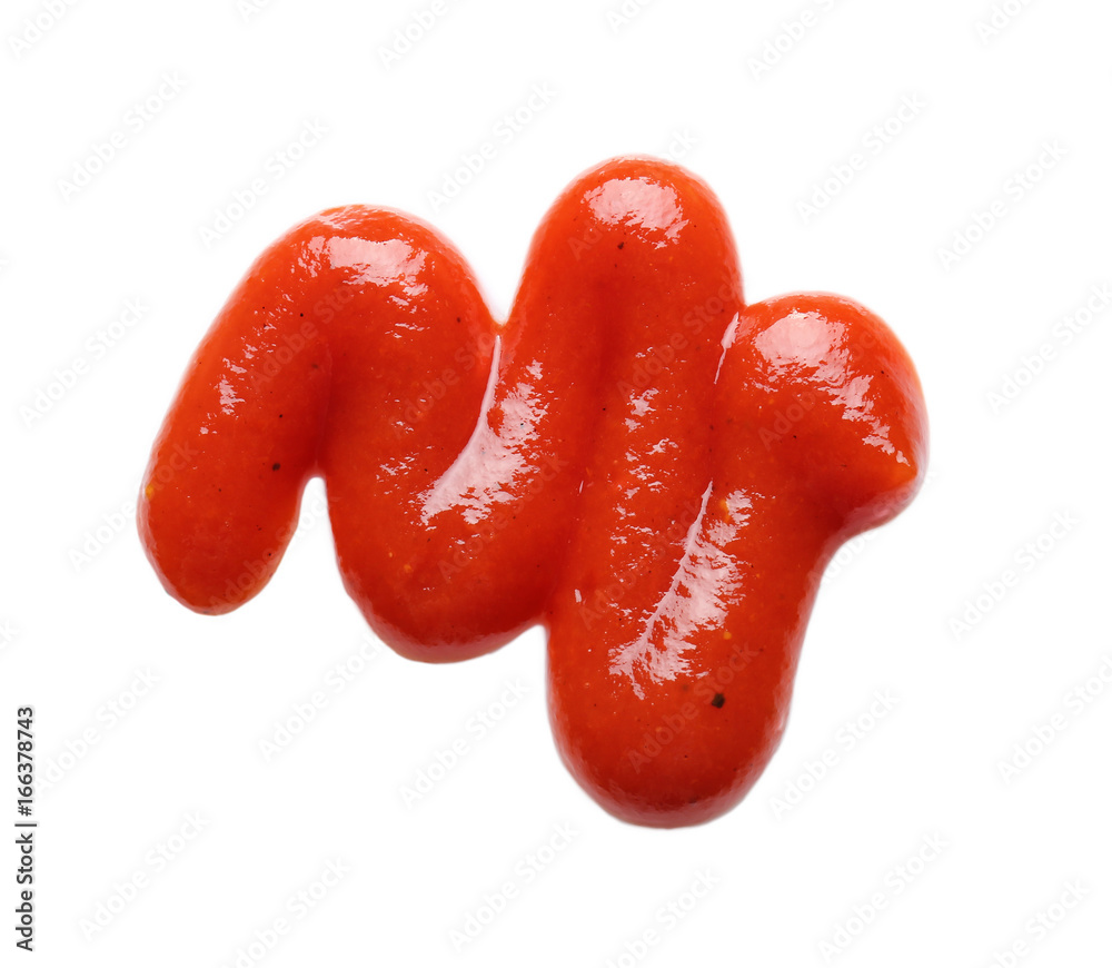 Tomato sauce on white background Tomato sauce on white background