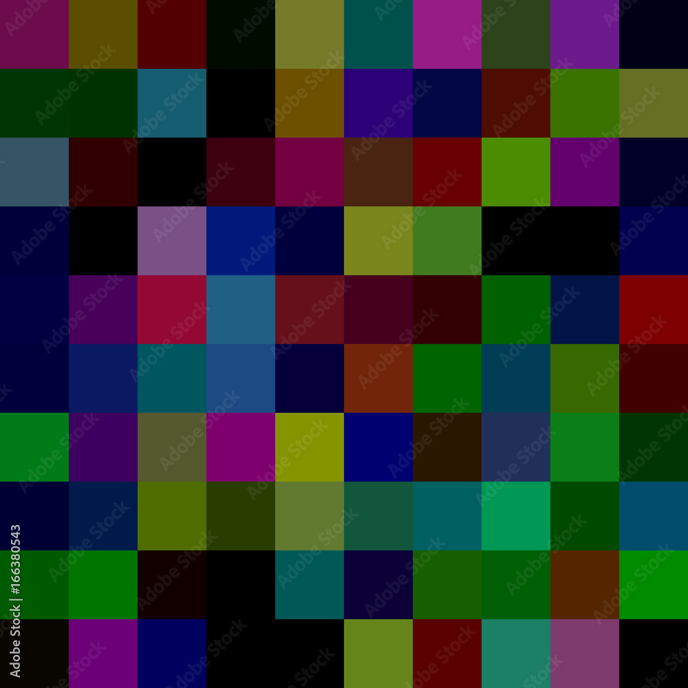 Geometric square mosaic pattern background - vector illustration from squares in dark tones Geometric square mosaic pattern background - vector illustration from squares in dark tones