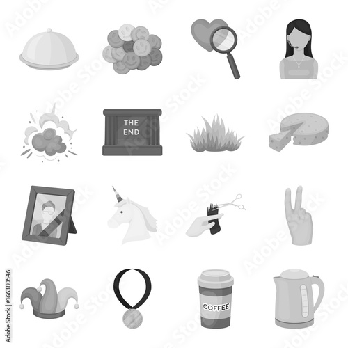 Security, sport, trade and other web icon in monochrome style.Service, electrical appliance, ritual icons in set collection.