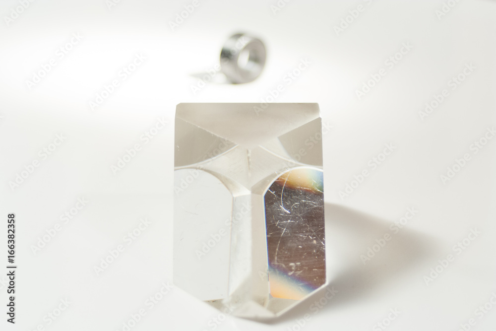 Magnet, Eisenteil Nahaufnahme Magnet, Eisenteil Nahaufnahme