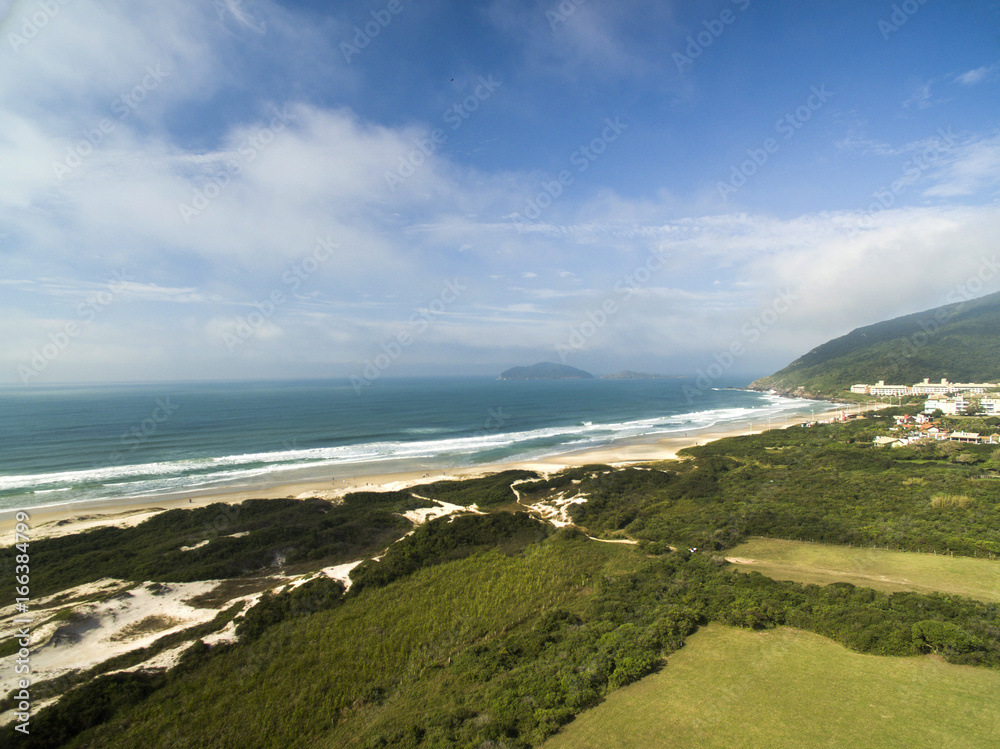 FLORIANOPOLIS, SANTA CATARINA ISLAND, BRAZIL - Costao do santinho Beach Florianopolis, Santa Catarina. July, 2017