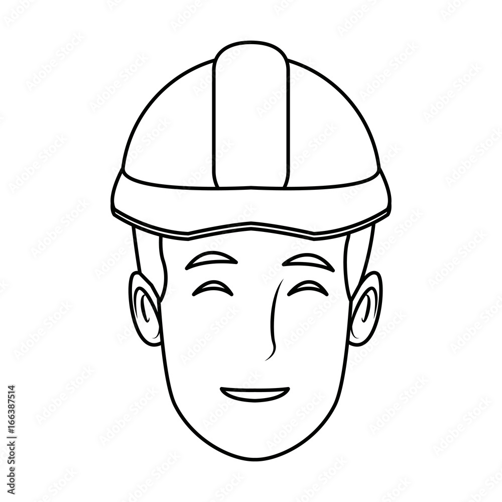 man employee face person character work man employee face person character work