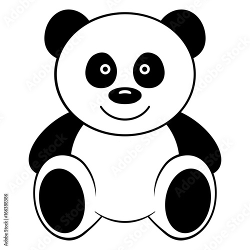 Fototapeta Naklejka Na Ścianę i Meble -  Toy panda bear