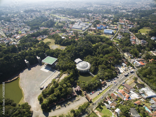 Opera de Arame, culture and nature in the same place, traditional tourist spot in the city of Curitiba, state of Parana, Brazil, July, 2017.