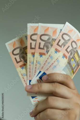 money in hand