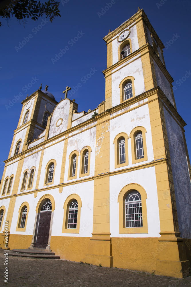 Nossa senhora da Graca church in Sao francisco do sul. Santa Catarina. july, 2017.
