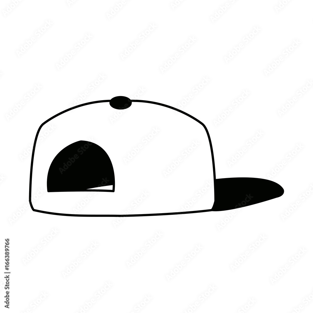 baseball cap sport accessory fashion back view baseball cap sport accessory fashion back view