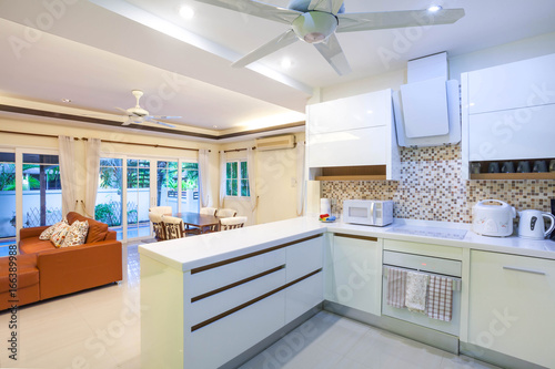 luxury interior design of kitchen