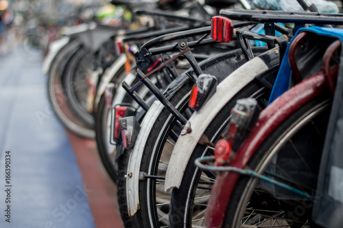 Bicycle parking in Amsterdam