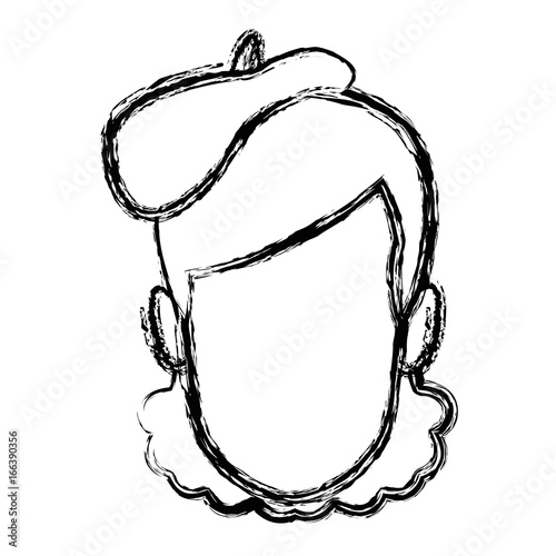 man artistic beret hat clothing face person character